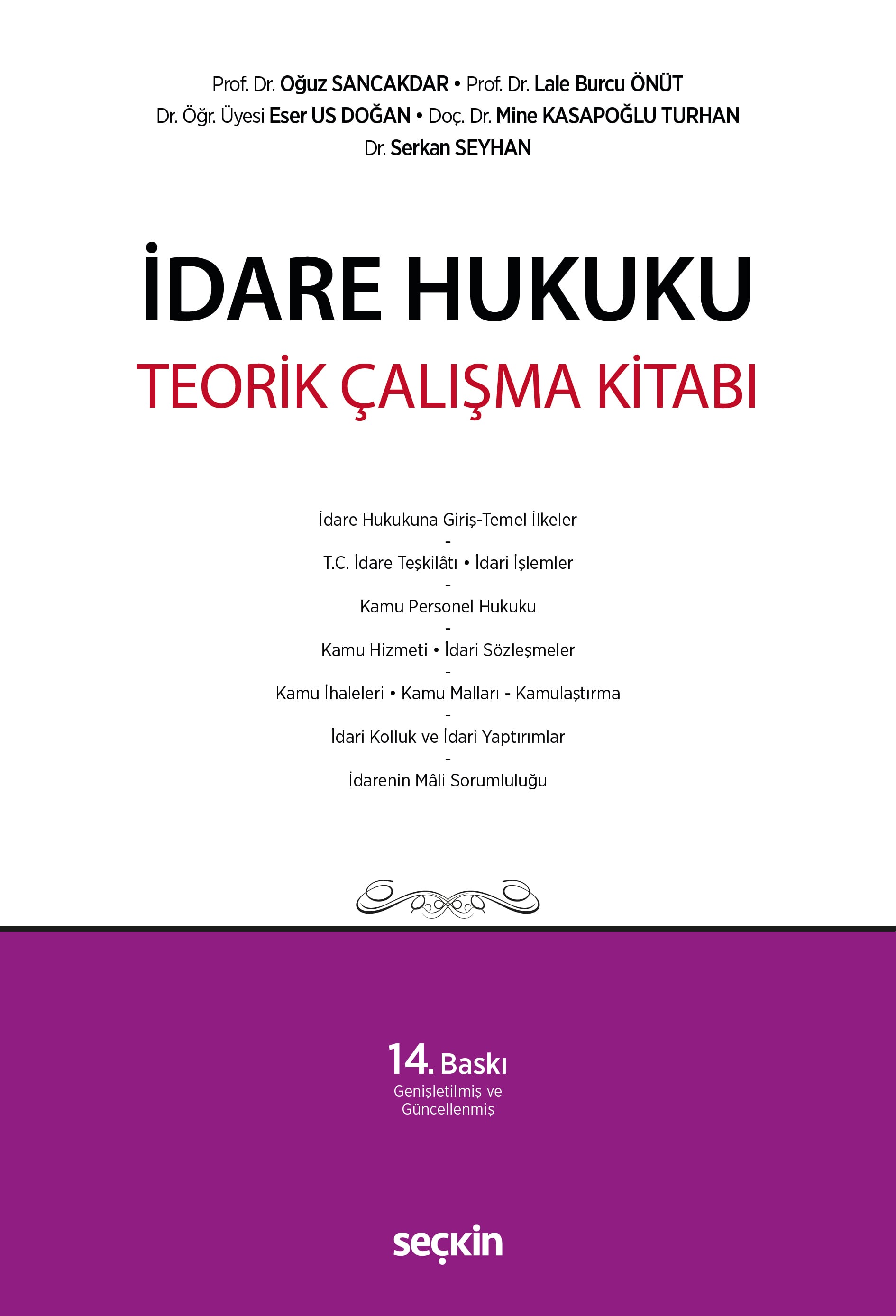 İdare Hukuku Teorik Çalışma Kitabı