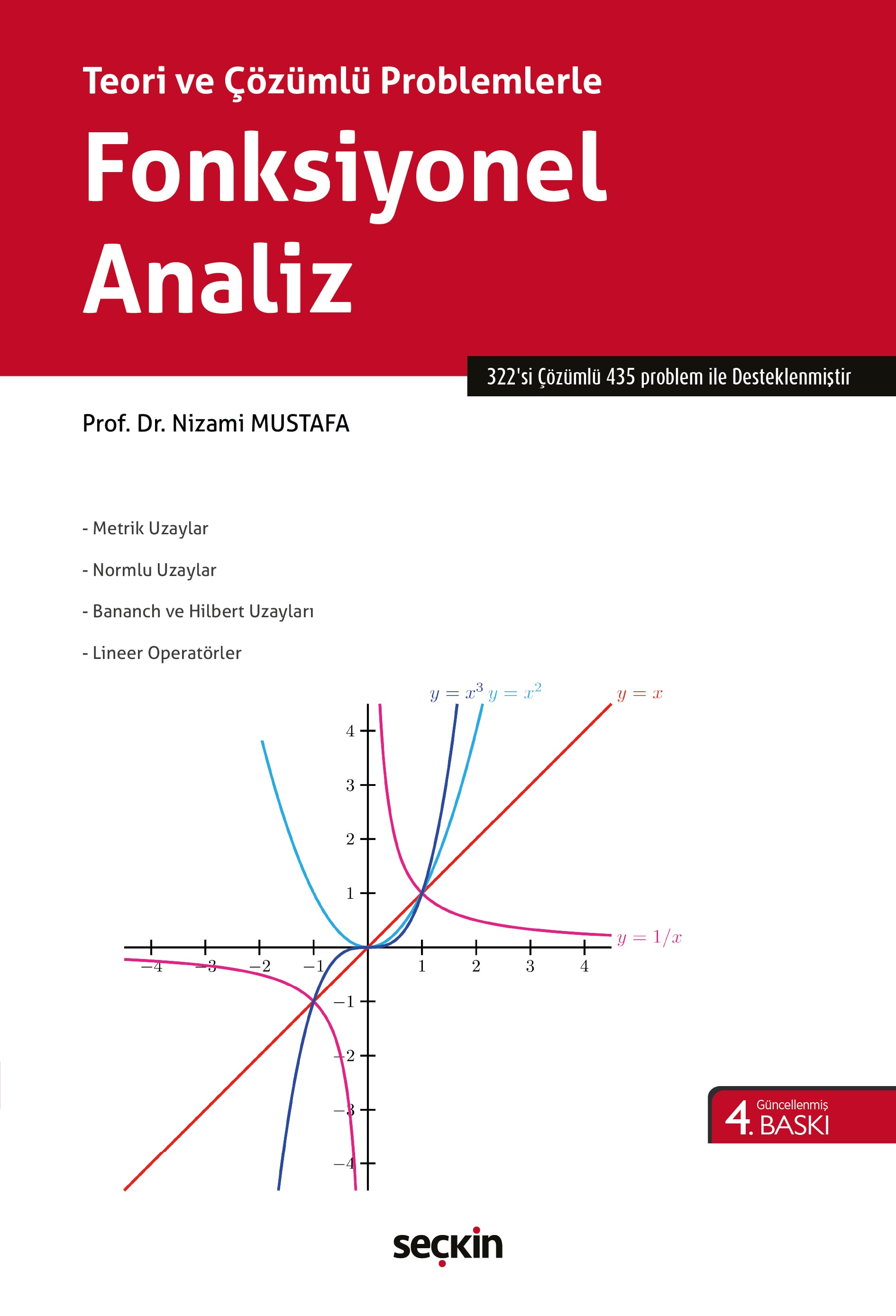 Teori ve Çözümlü ProblemlerleFonksiyonel Analiz Metrik Uzaylar – Normlu Uzaylar – Bananch ve Hilbert Uzayları – Lineer Operatörler