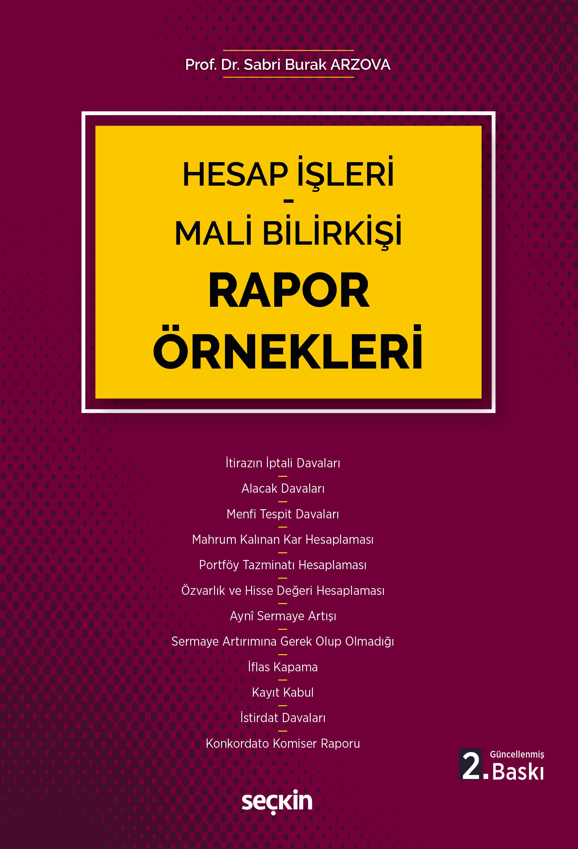 Hesap İşleri – Mali Bilirkişi Rapor Örnekleri