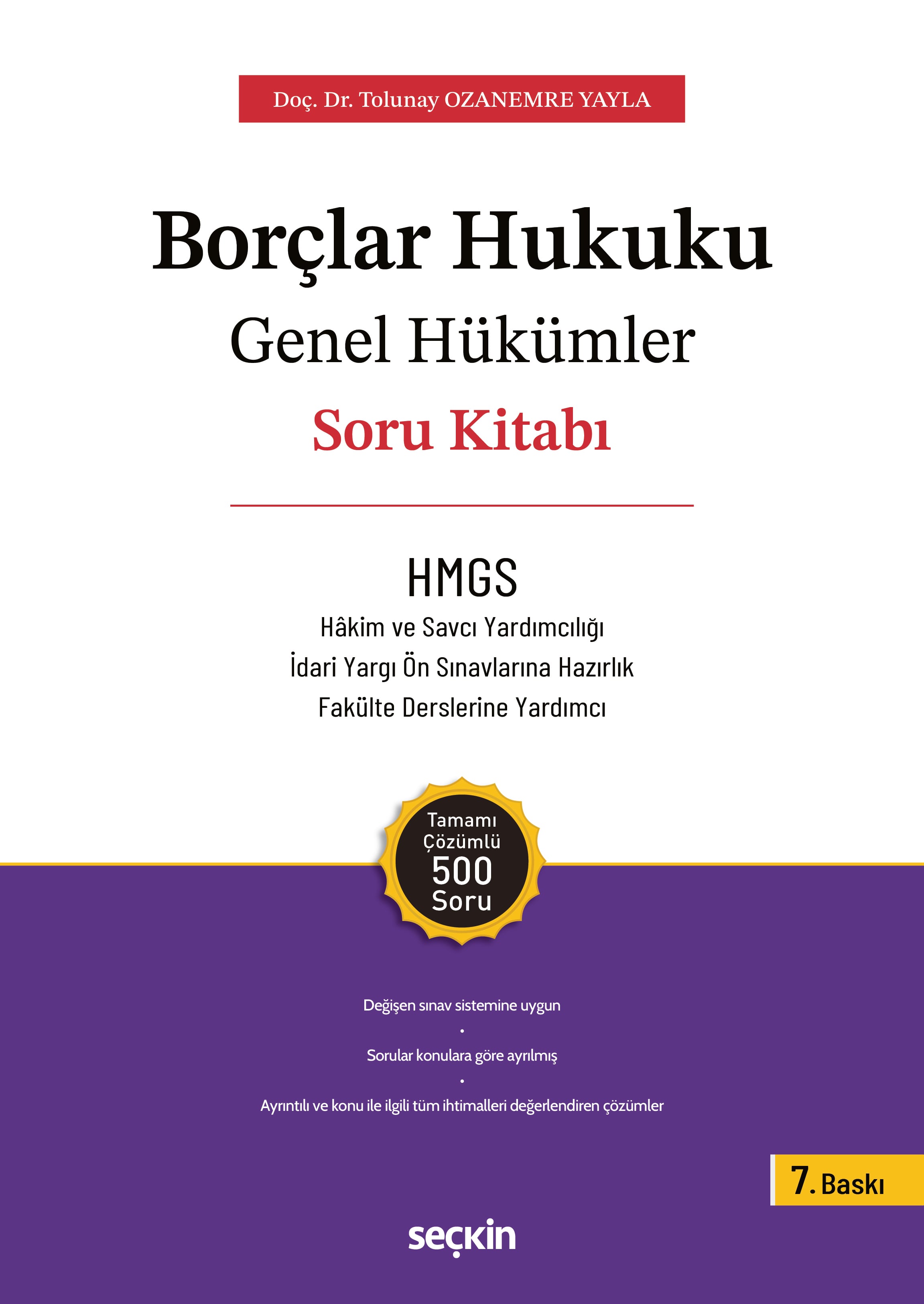 Borçlar Hukuku Genel Hükümler – Soru Kitabı