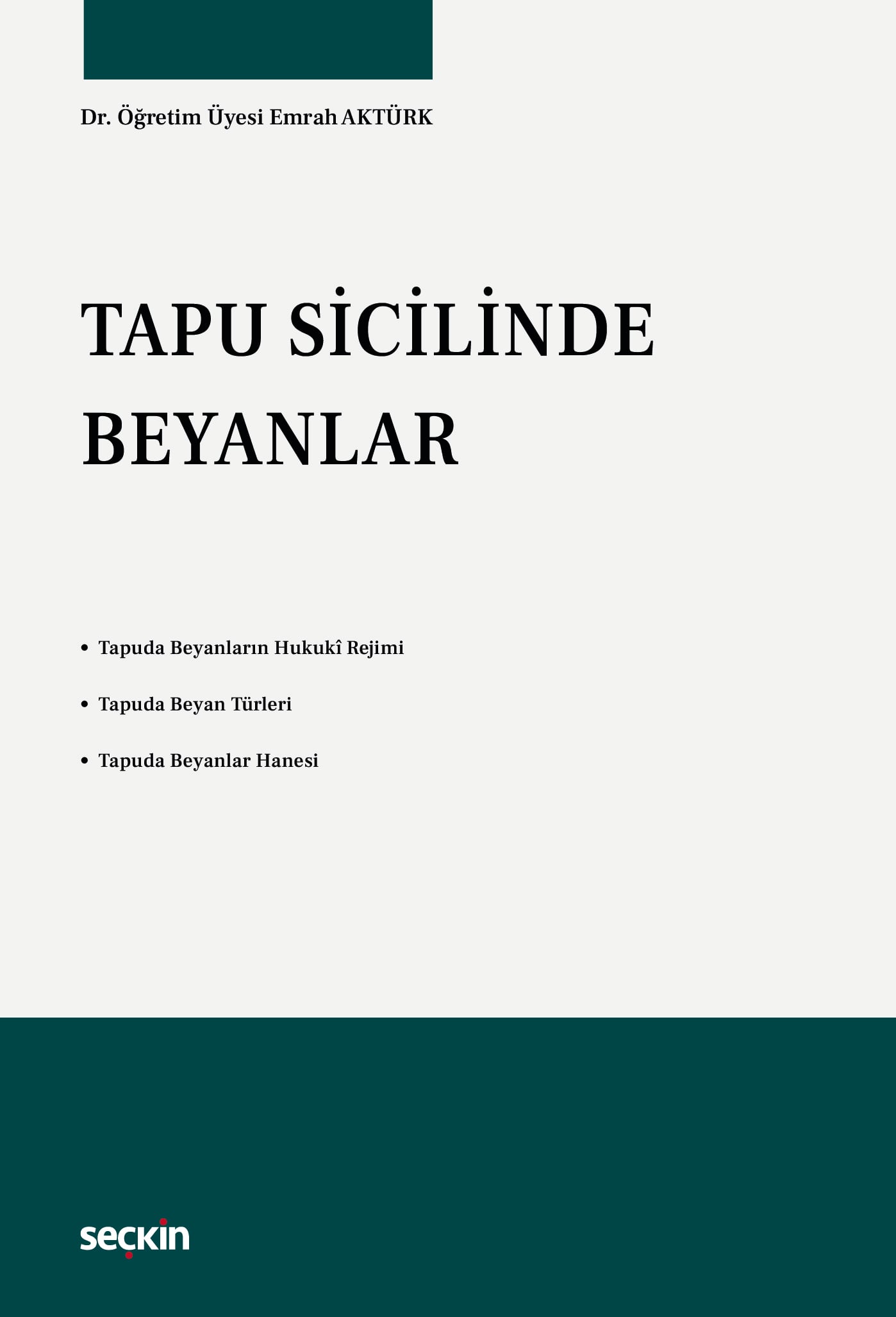Tapu Sicilinde Beyanlar