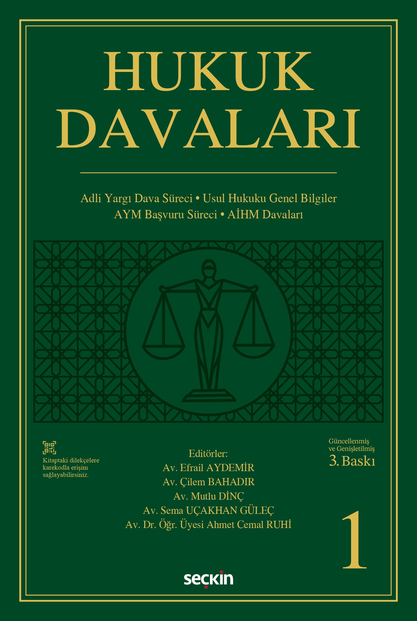 Hukuk Davaları – Cilt:1 Adli Yargı – Usul Hukuku – Anayasa Mahkemesi – AİHM Davaları