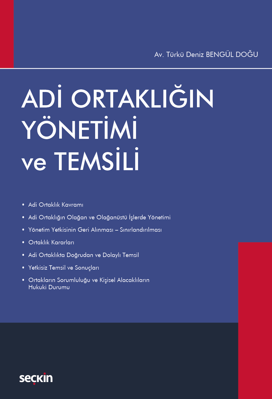 Adi Ortaklığın Yönetimi ve Temsili