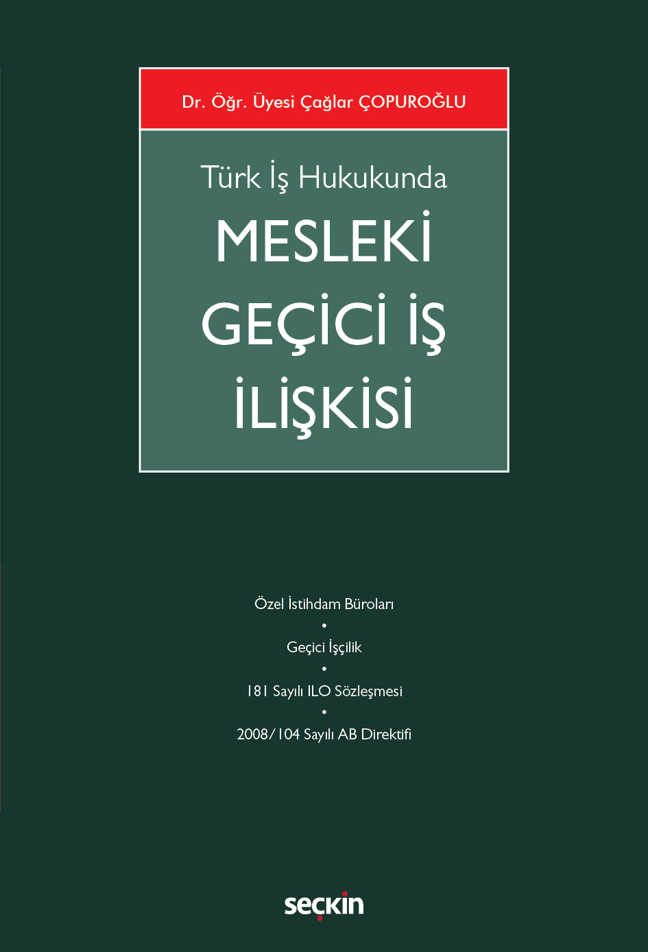 Türk İş HukukundaMesleki Geçici İş İlişkisi