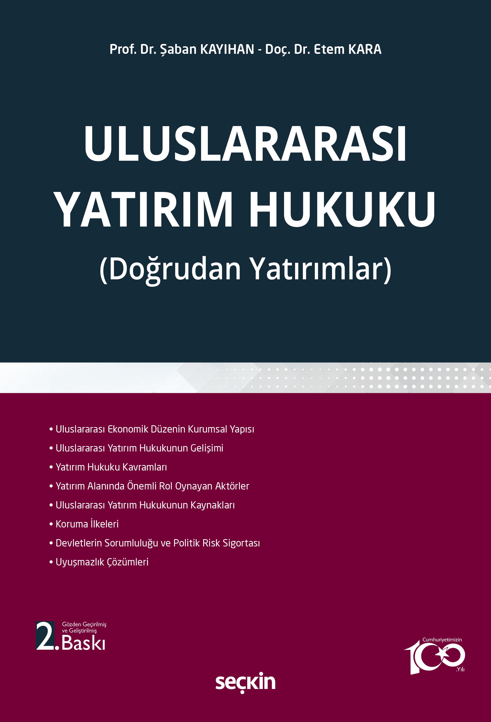 Uluslararası Yatırım Hukuku (Doğrudan Yatırımlar)