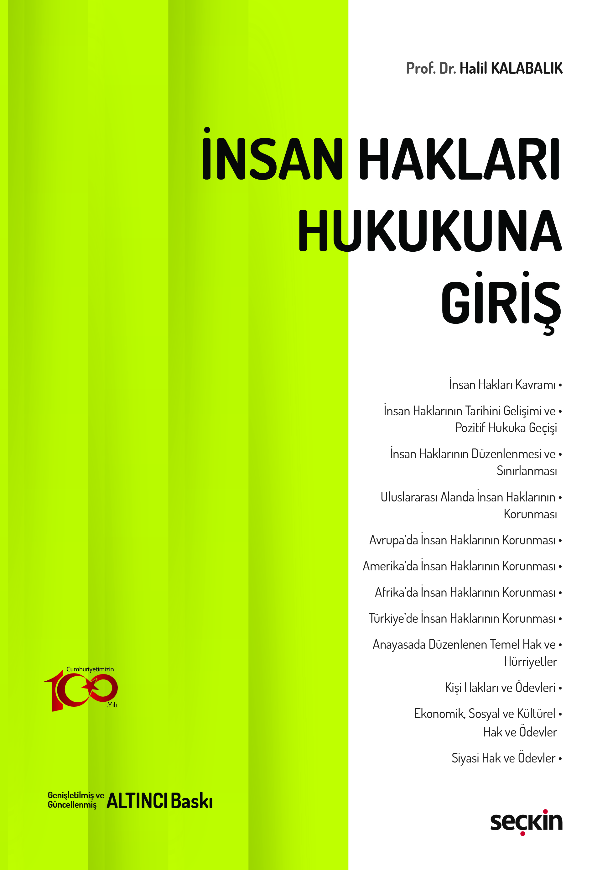 İnsan Hakları Hukukuna Giriş