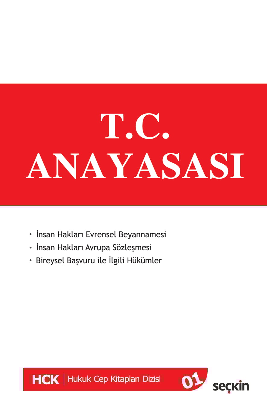 T.C. Anayasası (Cep Kitabı)