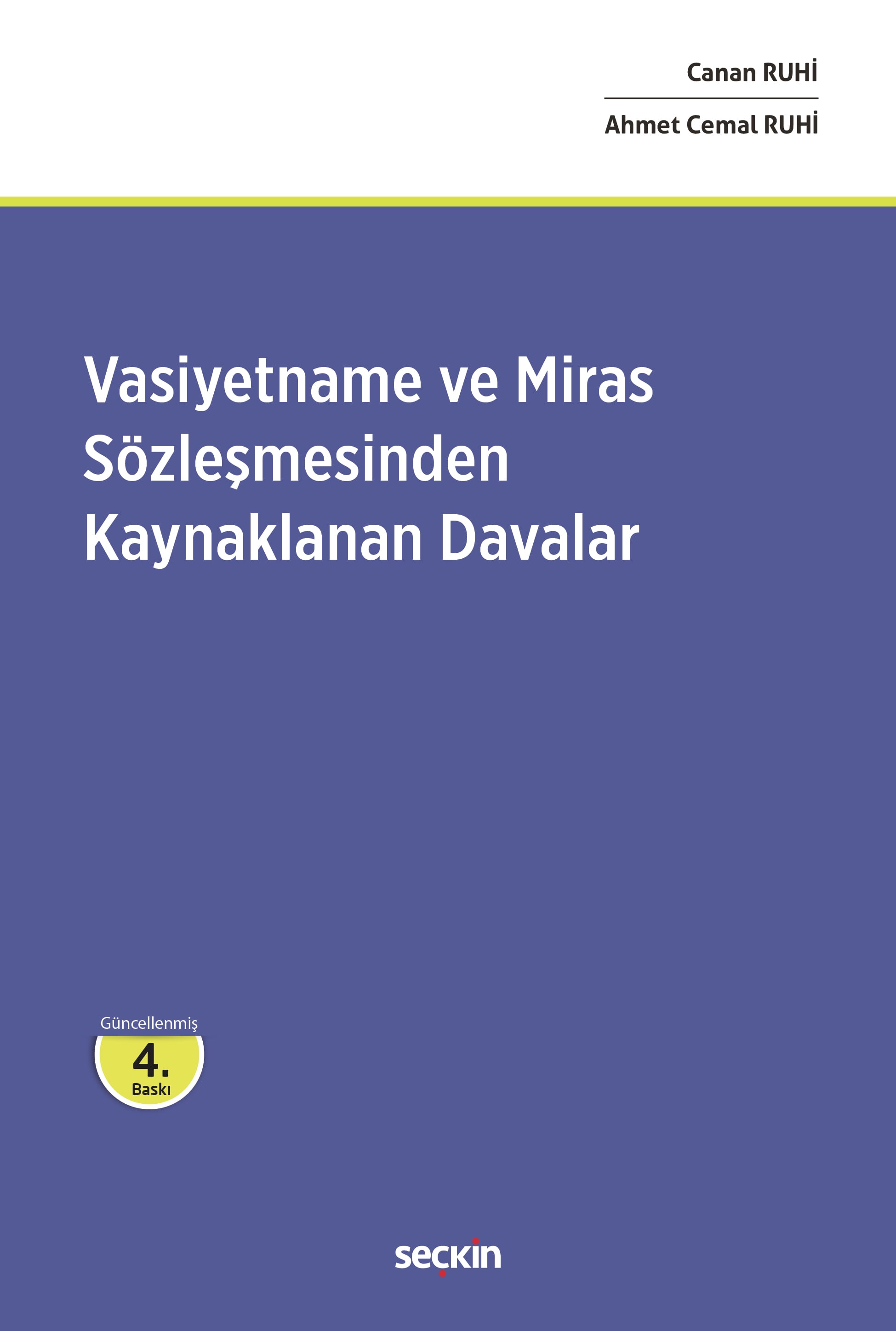 Vasiyetname ve Miras SözleşmesindenKaynaklanan Davalar
