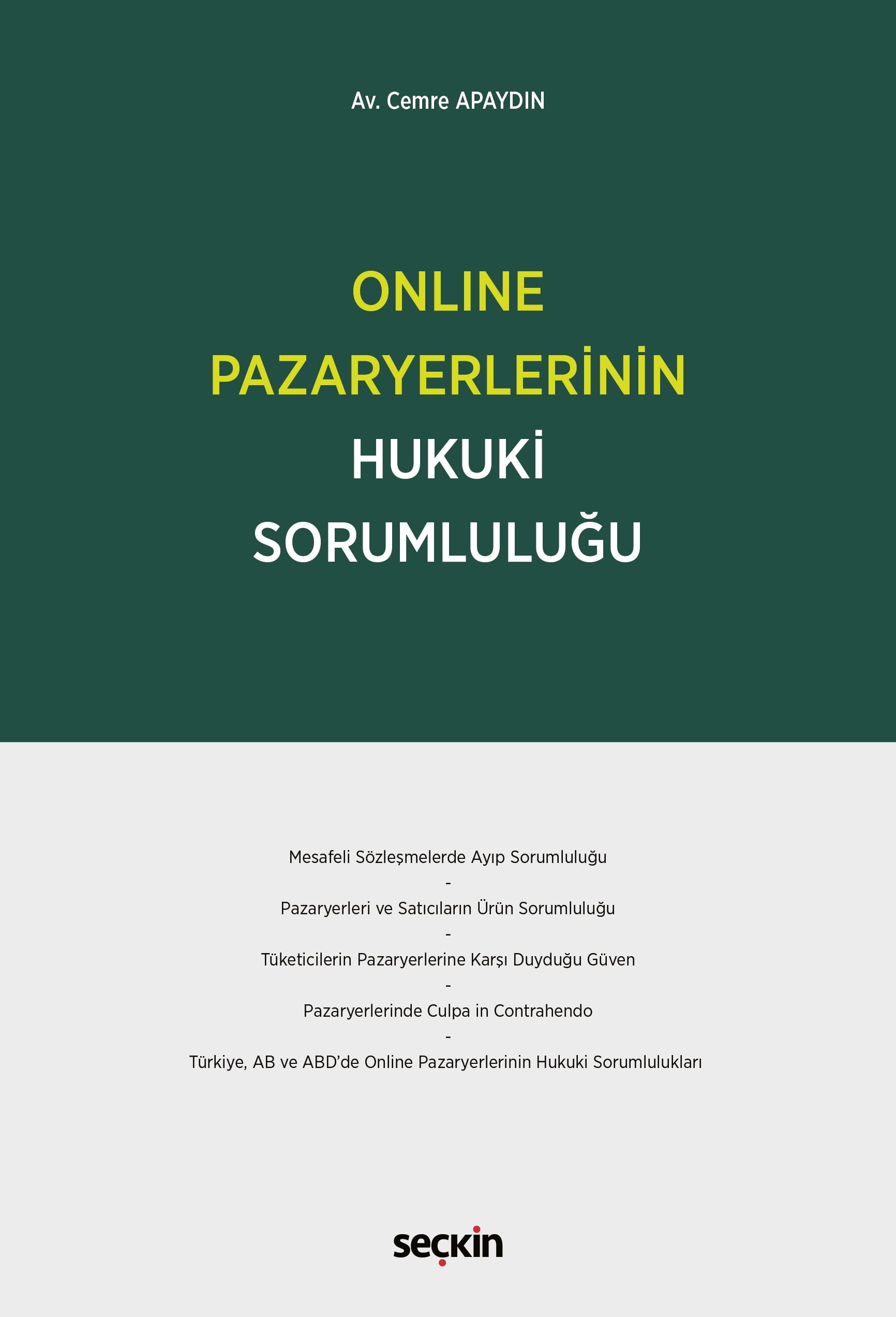 Online Pazaryerlerinin Hukuki Sorumluluğu
