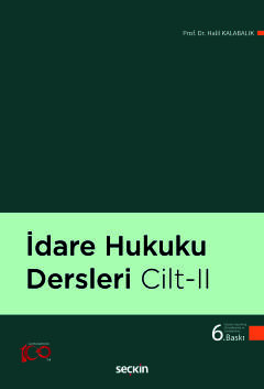 İdare Hukuku Dersleri Cilt: II