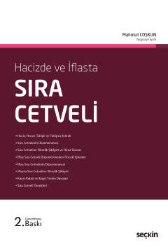 Hacizde ve İflastaSıra Cetveli