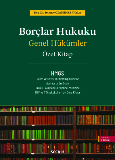 Borçlar Hukuku Genel Hükümler – Özet Kitap –