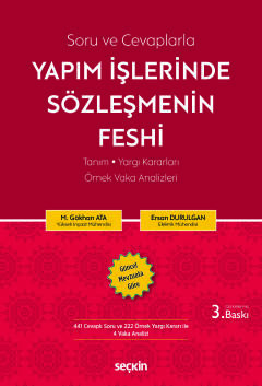 Soru ve CevaplarlaYapım İşlerinde Sözleşmenin Feshi
