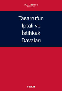 Tasarrufun İptali ve İstihkak Davaları