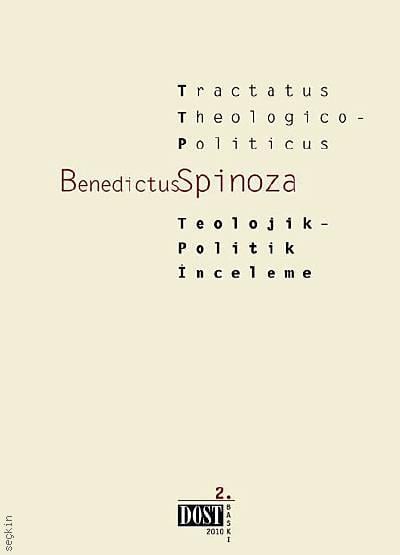 Teolojik, Politik İnceleme Benedictus Spinoza  - Kitap
