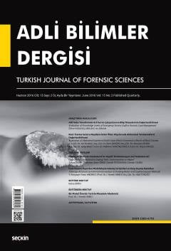 Adli Bilimler Dergisi – Cilt:15 Sayı:2 Haziran 2016 Prof. Dr. İ. Hamit Hancı 