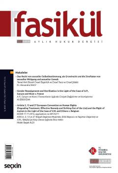 Fasikül Aylık Hukuk Dergisi Sayı: 87 Şubat 2017 Prof. Dr. Bahri Öztürk 