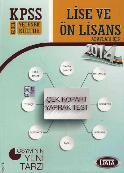 KPSS Lise–Önlisans (Çek Kopart Yaprak Test) Yazar Belirtilmemiş  - Kitap