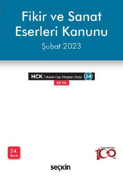 Fikir ve Sanat Eserleri Kanunu Seçkin Yayıncılık  - Kitap