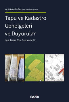 Tapu ve Kadastro Genelgeleri ve Duyurular Afşin Hatipoğlu