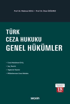 Türk Ceza Hukuku Genel Hükümler
