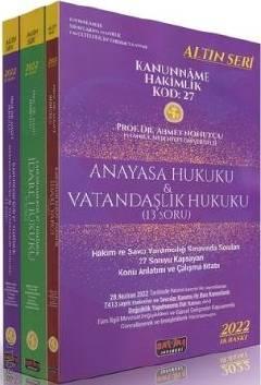 Altın Seri Kanunname – Hakimlik (3 Kitap) Prof. Dr. Ahmet Nohutçu  - Kitap