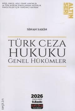 Türk Ceza Hukuku Genel Hükümler