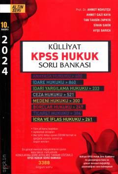 Külliyat KPSS Hukuk Soru Bankası Prof. Dr. Ahmet Nohutçu  - Kitap