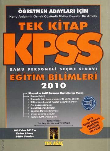 KPSS Eğitim Bilimleri Tek Kitap Mehmet Yıldızlar  - Kitap