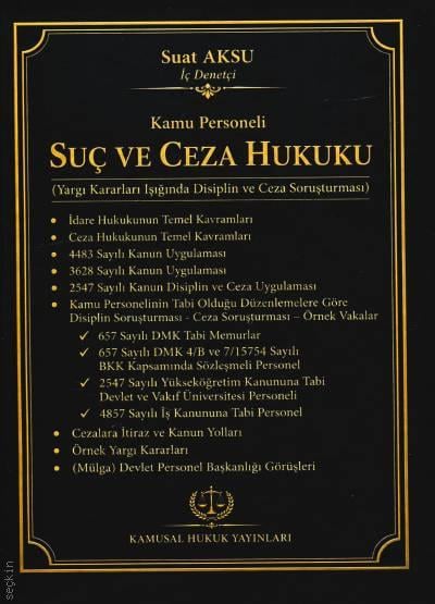 Kamu Personeli Suç ve Ceza Hukuku
