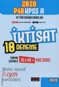 P48 KPSS A Grubu İktisat 10 Deneme Tamamı Çözümlü Mustafa Karadeniz, Hakan Çay  - Kitap