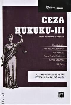 Ceza Hukuku – III (Ceza Muhakemesi Hukuku) Komisyon  - Kitap