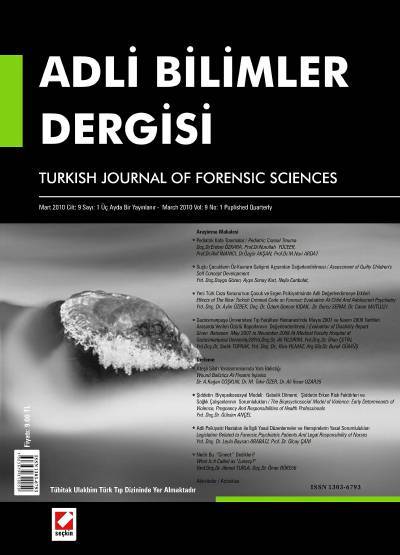 Adli Bilimler Dergisi – 2012 Yılı Abonelik Prof. Dr. İ. Hamit Hancı 