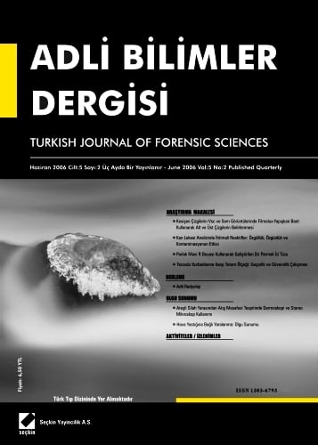 Adli Bilimler Dergisi – Cilt:5 Sayı:1 Mart 2006 Prof. Dr. İ. Hamit Hancı 