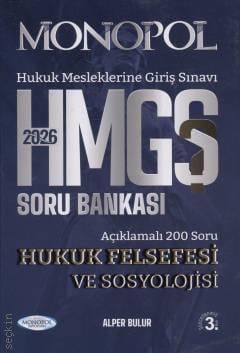 HMGS Soru Bankası Hukuk Felsefesi ve Sosyolojisi Alper Bulur  - Kitap