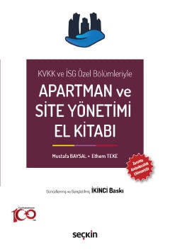 Apartman ve Site Yönetimi El Kitabı Mustafa Baysal, Ethem Teke