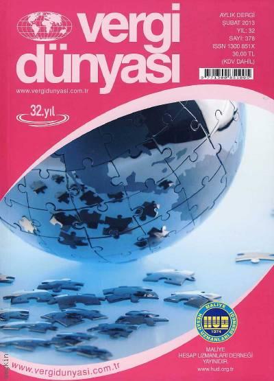 Vergi Dünyası Dergisi Şubat 2013 Abdülkadir Benli