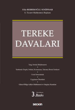 Tereke Davaları Filiz Berberoğlu Yenipınar  - Kitap
