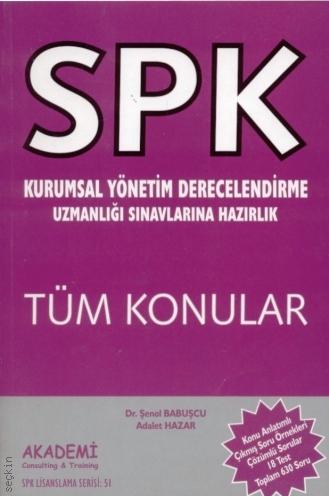 SPK Kurumsal Yönetim  – Tüm Konular Dr. Şenol Babuşcu, Adalet Hazar  - Kitap