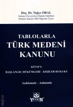 Tablolarla  Türk Medeni Kanunu Kitap – I Başlangıç Hükümleri – Kişiler Hukuku Doç. Dr. Tuğçe Oral  - Kitap
