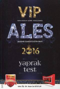 VIP Ales Yaprak Test 2016 Öğr. Gör. Hasan Can Oktaylar  - Kitap