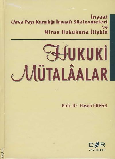 Hukuki Mütalaalar Prof. Dr. Hasan Erman  - Kitap