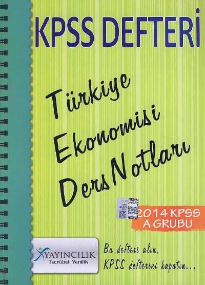 KPSS Defteri Türkiye Ekonomisi Ders Notları 
