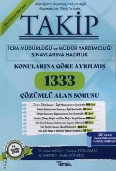 Takip – İcra Müdürlüğü ve Müdür Yardımcılığı Çıkmış Çözümlü Alan Soruları