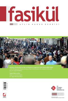 Fasikül Aylık Hukuk Dergisi Sayı:69 Ağustos 2015 Bahri Öztürk