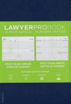 Lawyer Probook Küçük Boy Ajanda (16 Aylık) Lacivert 2026
