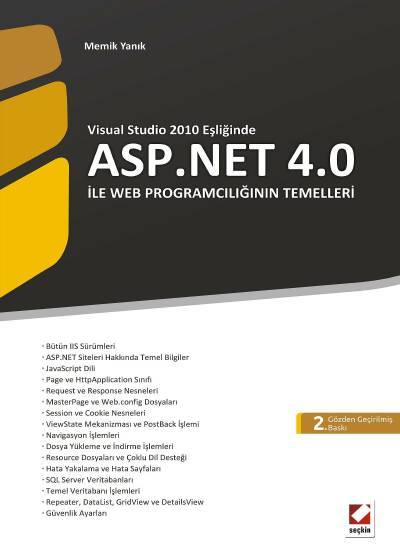 Visual Studio 2010 Eşliğinde ASP.NET 4.0 ile Web Programcılığının Temelleri Memik Yanık  - Kitap