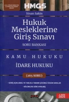HMGS İdare Hukuku Soru Bankası Sinan Sakin  - Kitap