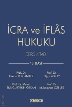 İcra ve İflas Hukuku Ders Kitabı (Ciltli)