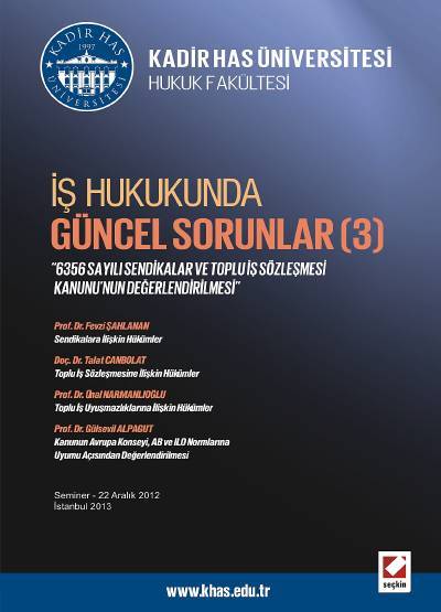 İş Hukukunda Güncel Sorunlar – 3 Prof. Dr. Ali Güzel, Arş. Gör. Deniz Ugan Çatalkaya  - Kitap